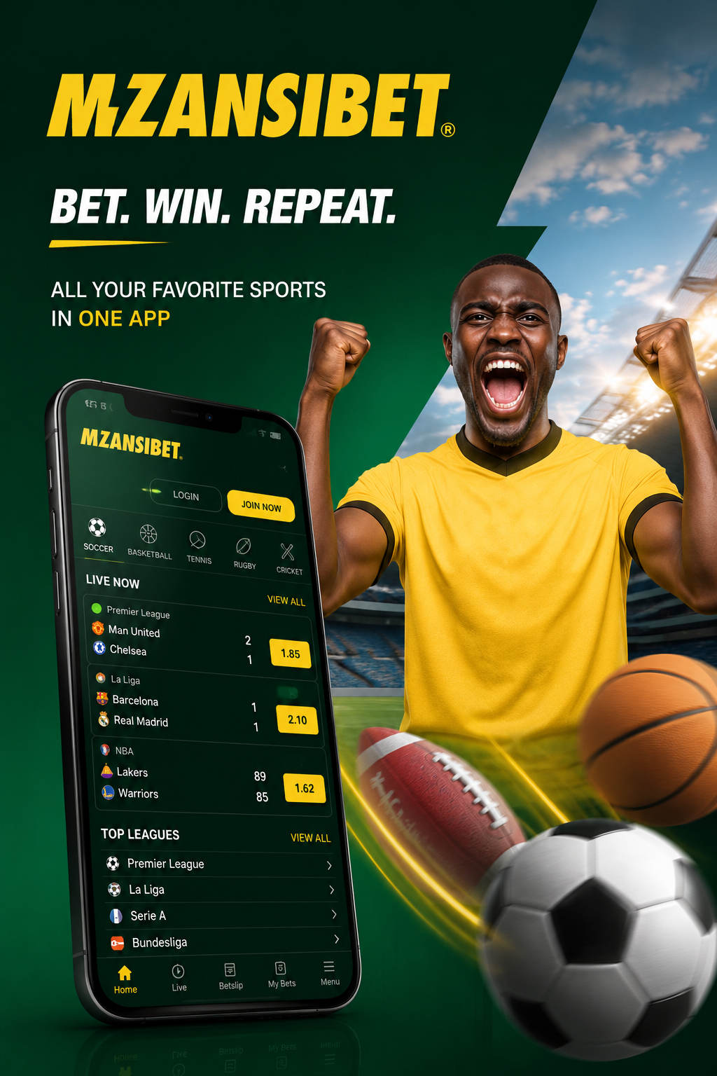 Download the Mzansibet App